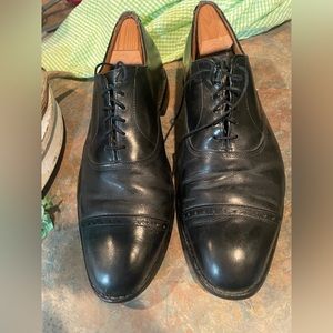 Allen Edmonds  "Fifth Avenue" Cap-Toe Oxfords 11D Black  Made in‎ USA